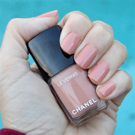 new chanel polish 2017|Chanel lovely beige nail polish.